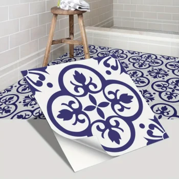 24pcs blue Floor Tile Stickers