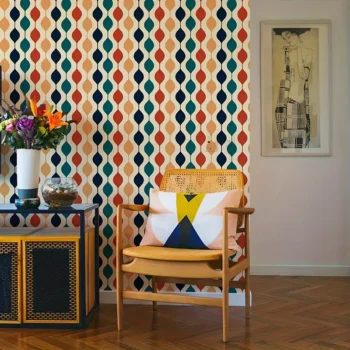 1pc 0.4x3m Vintage Wallpaper